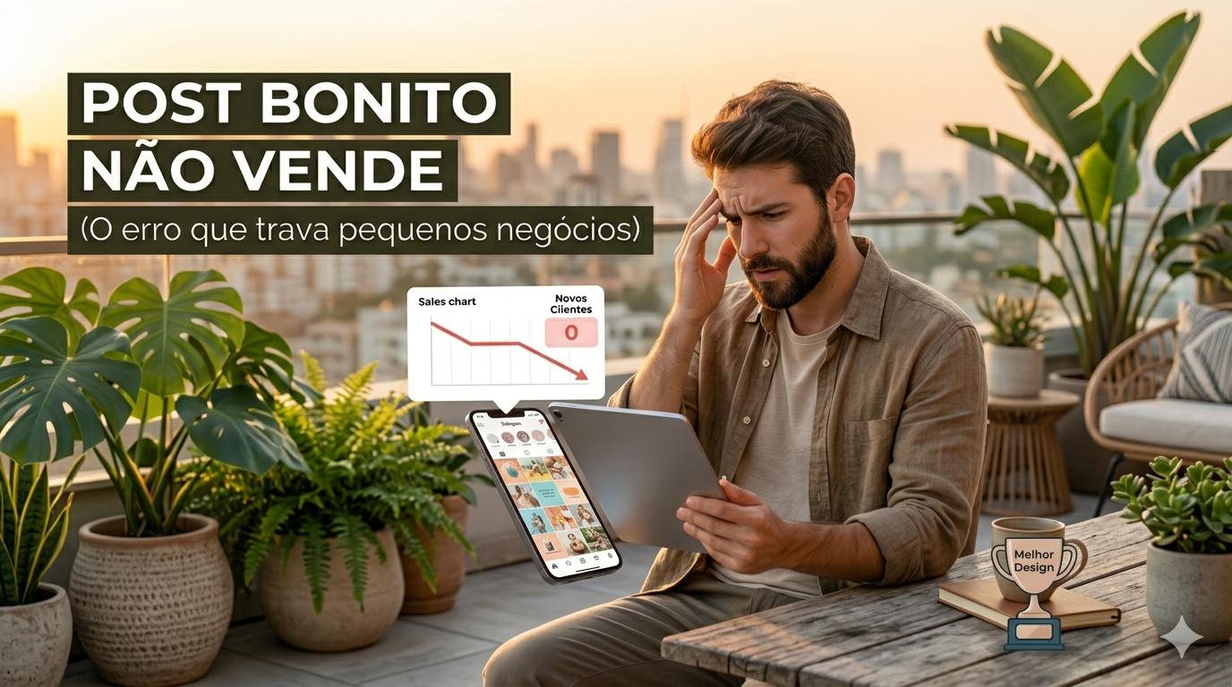 Post bonito não vende sozinho
