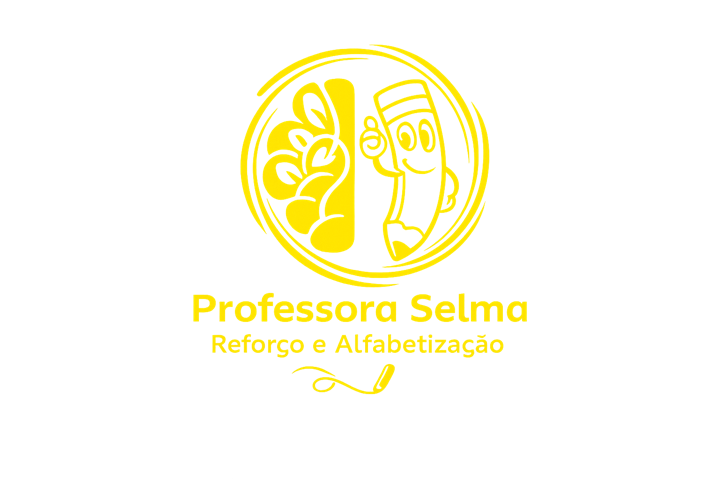 Logotipo da Professora Selma, Reforço e Alfabetização